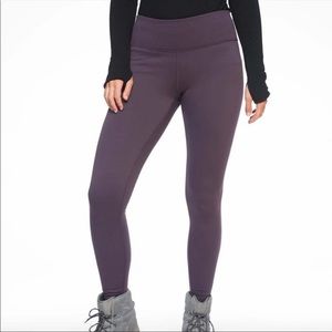 Athleta Primaloft Alpine Valley Tight Regal Plum size L Large 353819